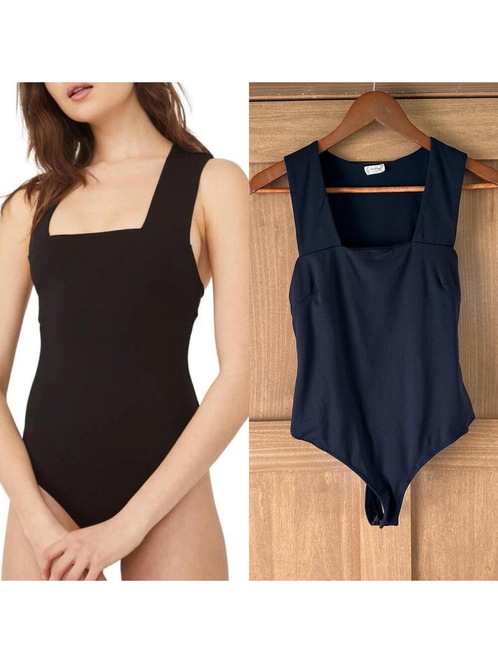 Free People Intimately She's So Sleek Bodysuit in Black Women’s size Small